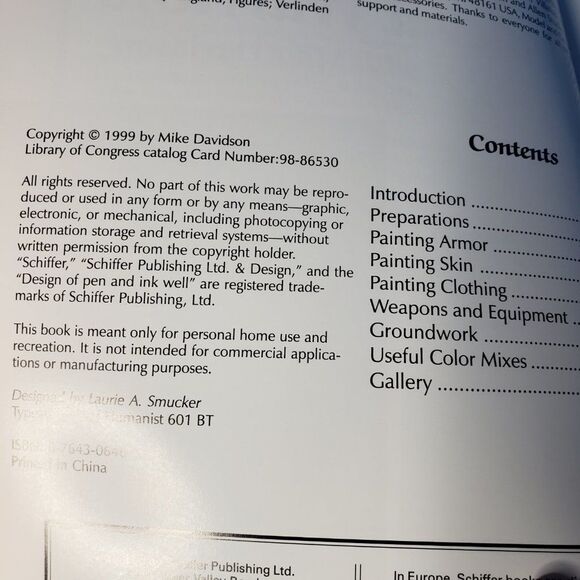 Painting Small Figures Ancient & Medieval Warriors  Mike Davidson PB Book - Picture 8 of 11